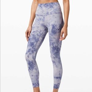 lululemon Align Pant 25 Diamond Dye Iced Iris sz6